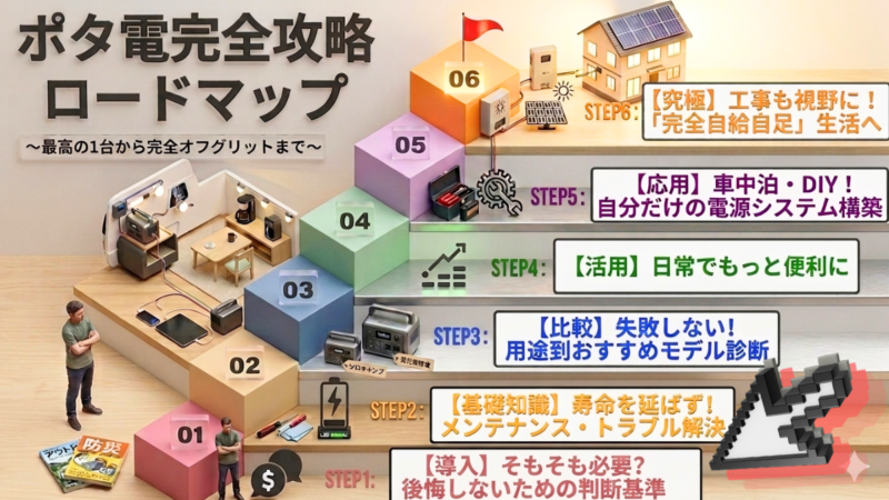 ポタ電攻略ロードマップSTEP1